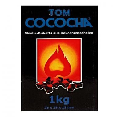 Уголь Tom Cococha Blue 1 кг в индивидуальной упаковке