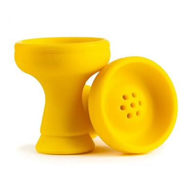 Чаша силиконовая Класическая с бортиком под калауд Yellow