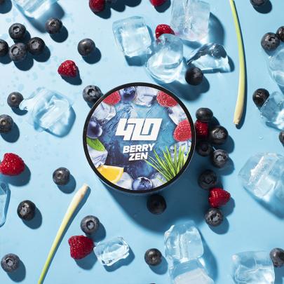Табак 420 Frost Line Berry Zen (Лемонграсс Голубика Малина) 100 гр