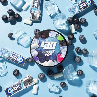 Табак 420 Frost Line Freeze Pop (Орбит Черника Жвачка) 100 гр