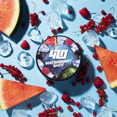 Табак 420 Frost Line Waterberry Shot (Смородина Малина Арбуз) 100 гр