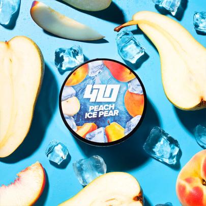 Тютюн 420 Frost Line Peach Ice Pear (Груша Персик) 100 гр