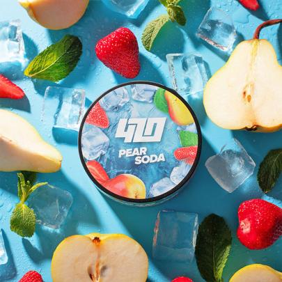 Тютюн 420 Frost Line Pear Soda (Груша М'ята Полуниця) 100 гр