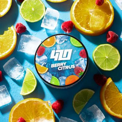 Тютюн 420 Frost Line Berry Citrus (Малина Апельсин Лайм) 100 гр