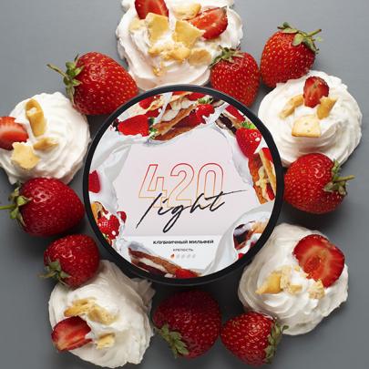 Табак 420 Light Клубничный Мильфей 100 гр