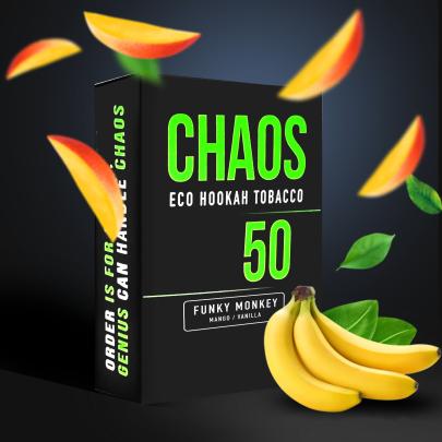 Тютюн Chaos Funky Monkey (Манго Ваніль) 50 гр
