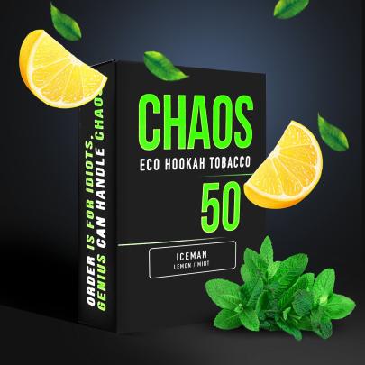 Тютюн Chaos Iceman (Лимон М'ята) 50 гр
