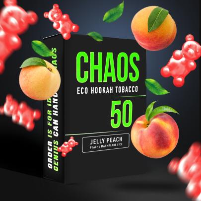 Тютюн Chaos Jelly Peach (Персиковий Мармелад Прохолода) 50 гр