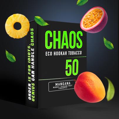 Тютюн Chaos Mangana (Манго Маракуя Ананас) 50 гр