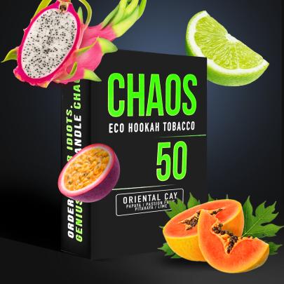 Тютюн Chaos Oriental Cay (Папайя Маракуя Пітахайя Лайм) 50 гр