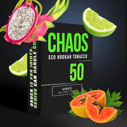 Тютюн Chaos Sensei (Лайм Папайя Драгонфрут) 50 гр