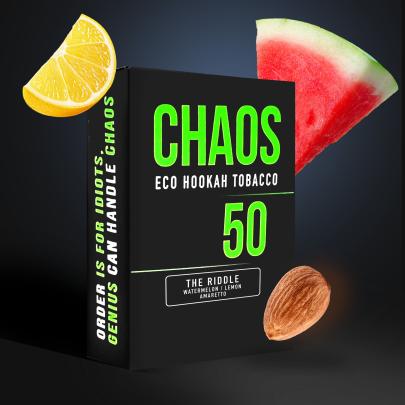 Тютюн Chaos The Riddle (Кавун Лимон Амаретто) 50 гр