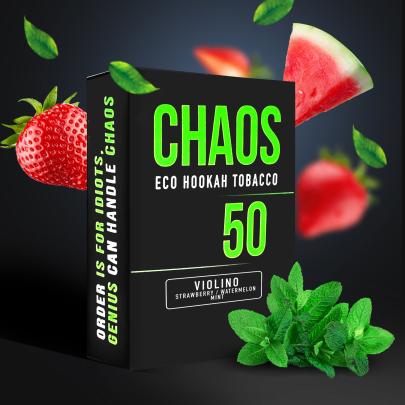 Тютюн Chaos VIOLINO (Полуниця Кавун Прохолода) 50 гр