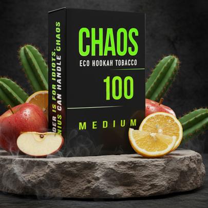 Табак CHAOS Medium Acid Drop (Яблоко Лимон Кактус) 100 гр