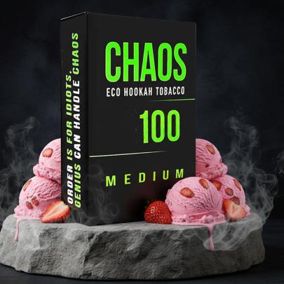 Табак CHAOS Medium Pink Cream (Клубника Мороженое) 100 гр