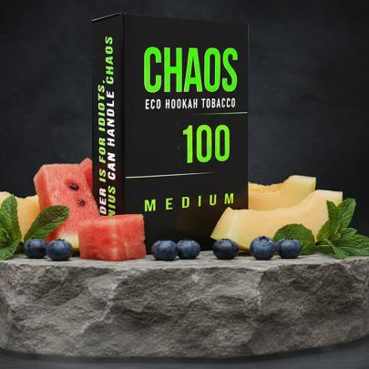 Табак CHAOS Medium Wild Lagoon (Арбуз Дыня Черника Мята) 100 гр