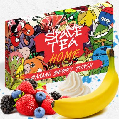 Чайна суміш Space Tea Home Banana Berry Punch (Банан Ягоди) 40 гр