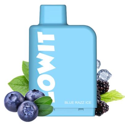 Картридж із рідиною для ELF BAR Lowit Blue Razz Ice (Ягідний Лимонад) 6 мл