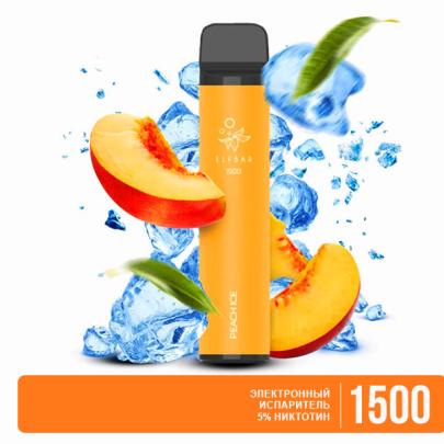Одноразова електронна сигарета ELF BAR Peach Ice (Персик Лід) 1500 puff