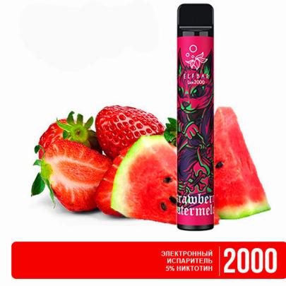Одноразовая электронная сигарета ELF BAR LUX Strawberry Watermelon (Клубника Абуз) 2000 puff