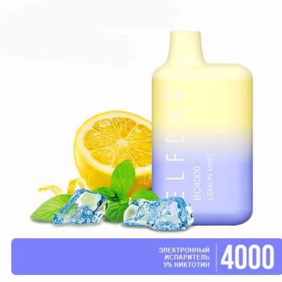 Одноразовая электронная сигарета ELF BAR BC Акциз Lemon Mint (Лимон Мята) 4000 puff