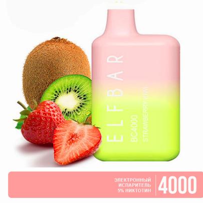 Одноразовая электронная сигарета ELF BAR BC Акциз Strawberry Kiwi (Клубника Киви) 4000 puff