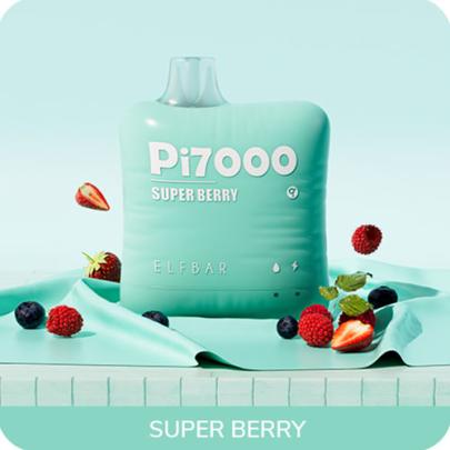 Одноразовая электронная сигарета ELF BAR Pi Акциз Berries (Ягоды) 7000 puff
