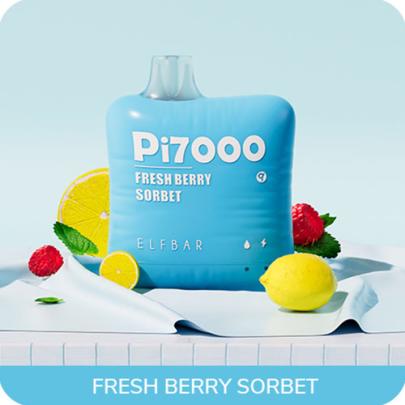 Одноразовая электронная сигарета ELF BAR Pi Акциз Berry Ice Cream (Ягодное Морожено) 7000 puff