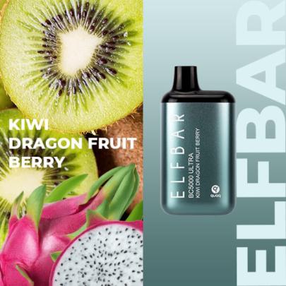 Одноразовая электронная сигарета ELF BAR BC Kiwi Dragon Fruit Berry (Киви Питахайя Ягоды) 5000 puff