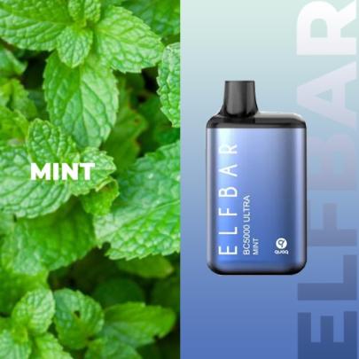Одноразовая электронная сигарета ELF BAR BC Mint (Мята) 5000 puff