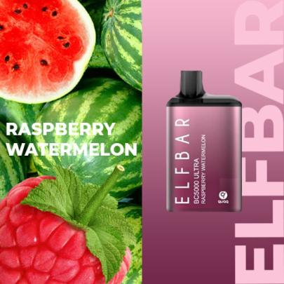Одноразовая электронная сигарета ELF BAR BC Raspberry Watermelon (Малина Арбуз) 5000 puff