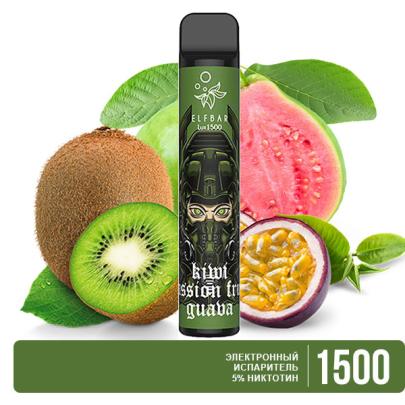 Одноразовая электронная сигарета ELF BAR LUX Kiwi Passion Fruit Guava (Киви Маракуйя Гуава) 1500 puff
