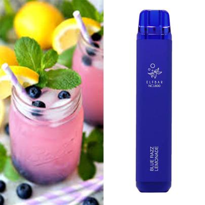 Одноразовая электронная сигарета ELF BAR NC Акциз Blue Razz Lemonade (Ягодный Лимонад) 1800 puff
