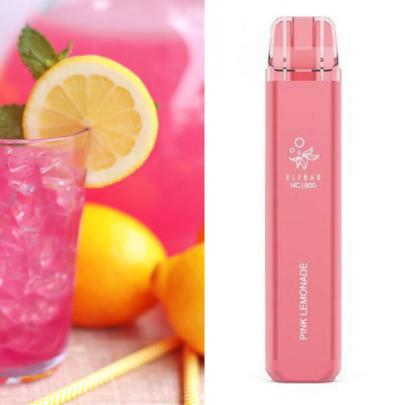 Одноразовая электронная сигарета ELF BAR NC Акциз Pink Lemonade (Розовый Лимонад) 1800 puff