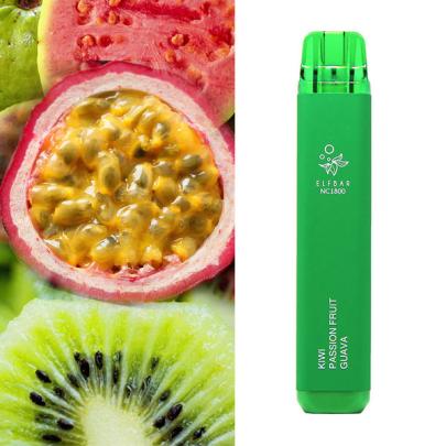 Одноразовая электронная сигарета ELF BAR Kiwi Passion Fruit Guava (Киви Маракуйя Гуава) 1800 puff