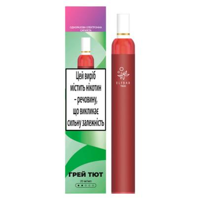 Одноразовая электронная сигарета ELF BAR T600 Акциз Грэй Тют (Серый Табак) 600 puff