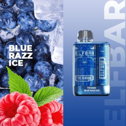 Одноразовая электронная сигарета ELF BAR TE Blue Razz Lemonade (Черника Малина Лимонад) 5000 puff