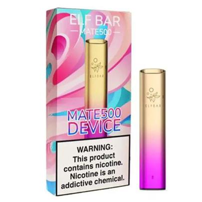 Многоразовая Pod Система ELF BAR MATE 500 1,6 мл без картриджа Gold Pink