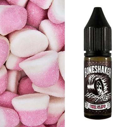 Жидкость BONESHAKER Pink Slips (Зефир Клубника Персик) 15 мл 50 мг