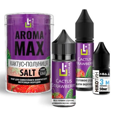 Aroma MAX Cactus Strawberry (Кактус Полуниця) 30 мл 50 мг